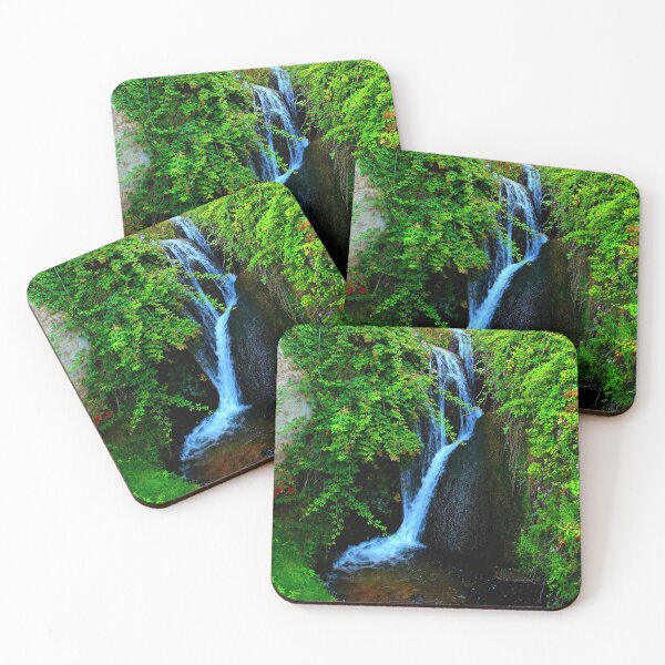 Item preview, View at the waterfall from Sentiero delle Acque in Pieve Torina (MC) designed and sold by Kristina Drozd.