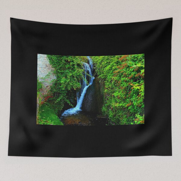 Item preview, View at the waterfall from Sentiero delle Acque in Pieve Torina (MC) designed and sold by Kristina Drozd.
