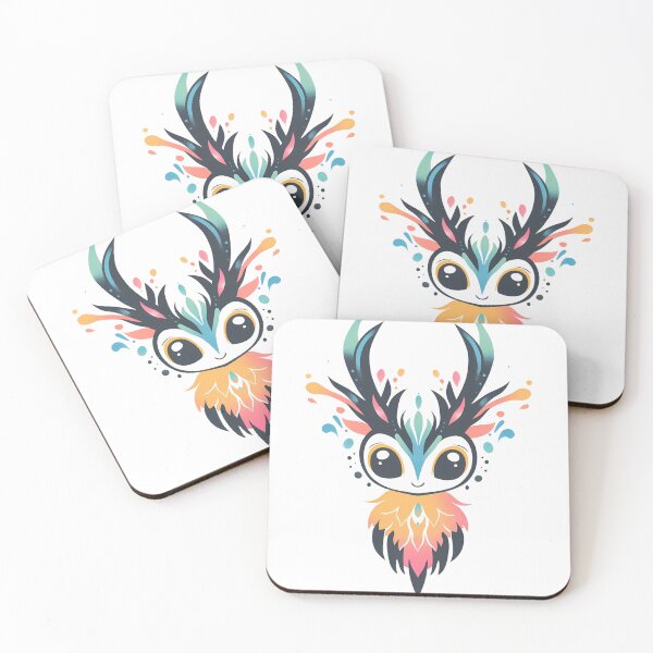 Item preview, Fantastic forest creature in pastel designed and sold by CapybaraCompany.