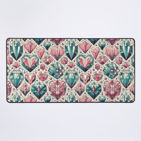 Item preview, Gemstone Heart Love Pattern designed and sold by Kalpa.