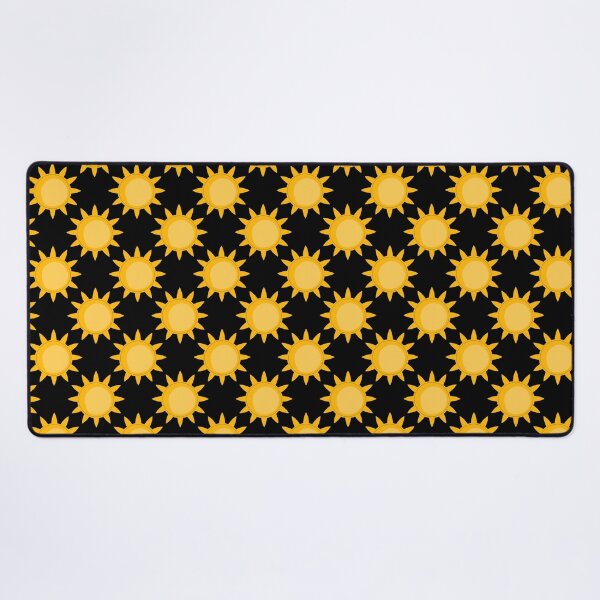 Item preview, Shining Sun On Black Background Pattern  designed and sold by PatternTitan.