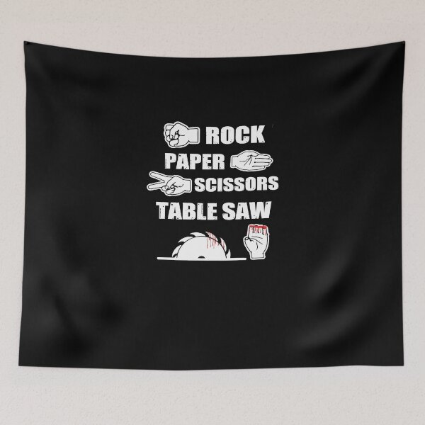 Item preview, Rock Paper Scissors Table Saw designed and sold by TeeTimeGuys.