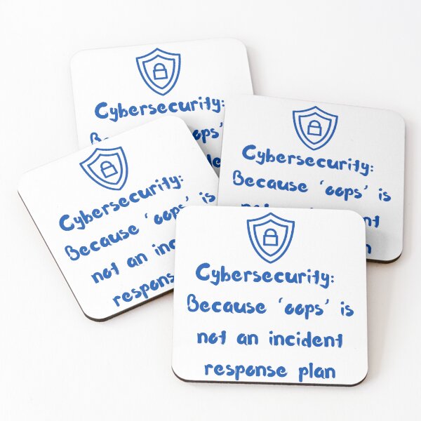 Item preview, Cybersecurity: because 'oops' is not an incident response designed and sold by BeSmartBeRemote.