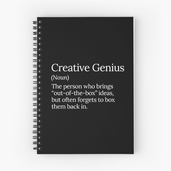 Item preview, Creative Genius Out-of-the-Box Thinker Design designed and sold by MuzamilAhmed.