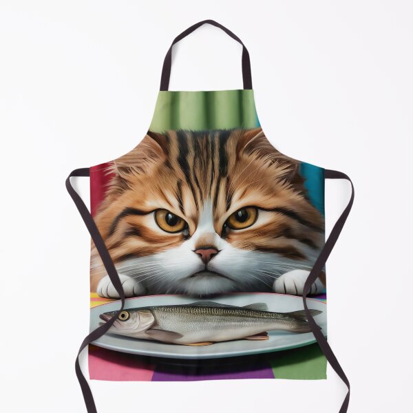 Item preview, Cat with Fish designed and sold by QuanntixArt.