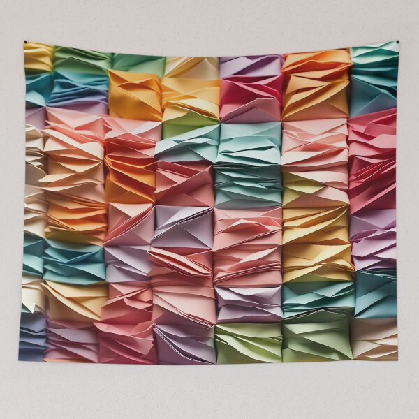 Item preview, Origami Art - Unveiling Layers: A Symphony of Colour designed and sold by ArtfulFolds.