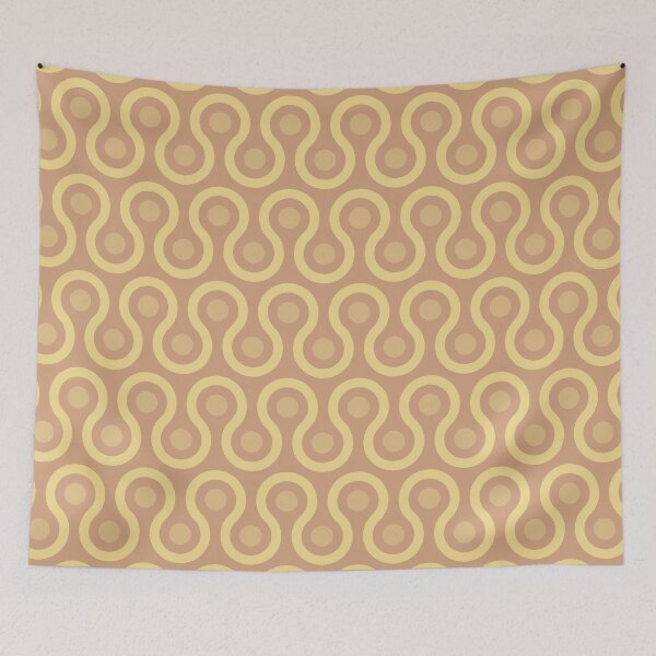 Item preview, Geometric Pattern: Looped Circles: Oxide designed and sold by Red Wolf.