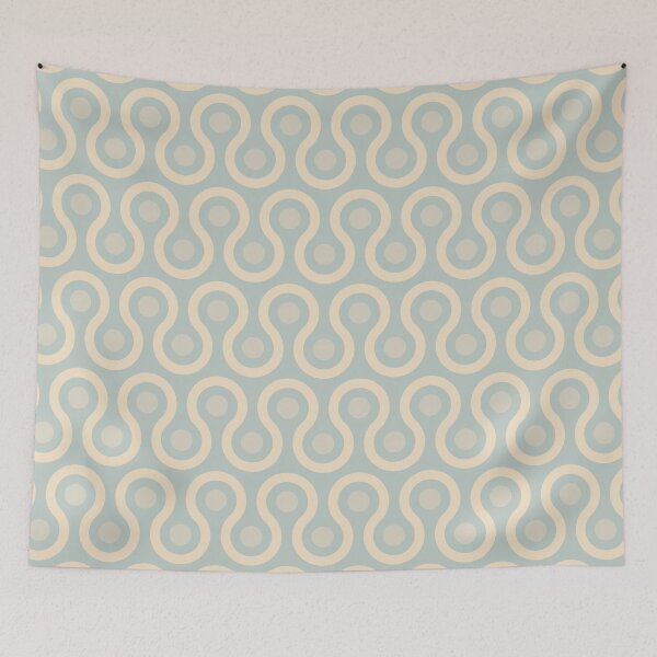 Item preview, Geometric Pattern: Looped Circles: Julio designed and sold by Red Wolf.