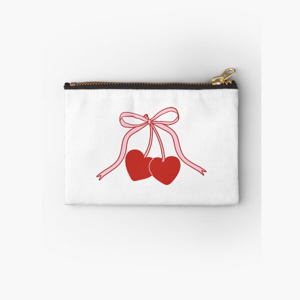 Item preview, Red cherries with pink bow. Coquette. Romance. designed and sold by CoCoArt-Ua.