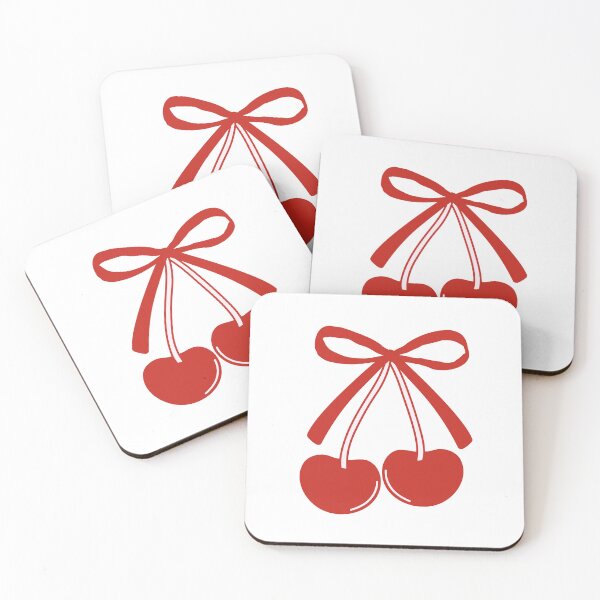Item preview, Red cherries with bow.  designed and sold by CoCoArt-Ua.