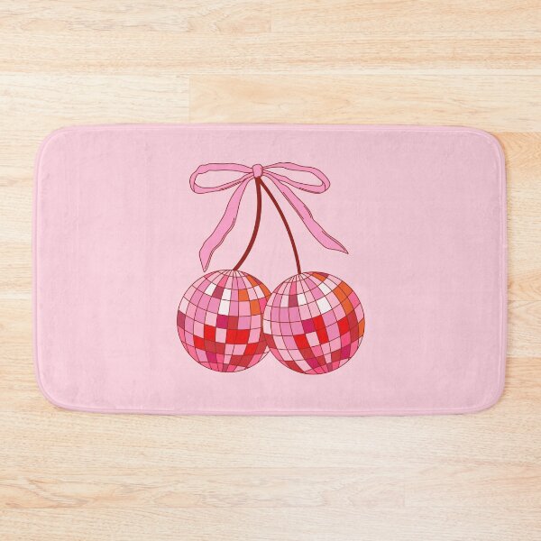 Item preview, Cherry disco balls with bow. Y2K aesthetic.  designed and sold by CoCoArt-Ua.