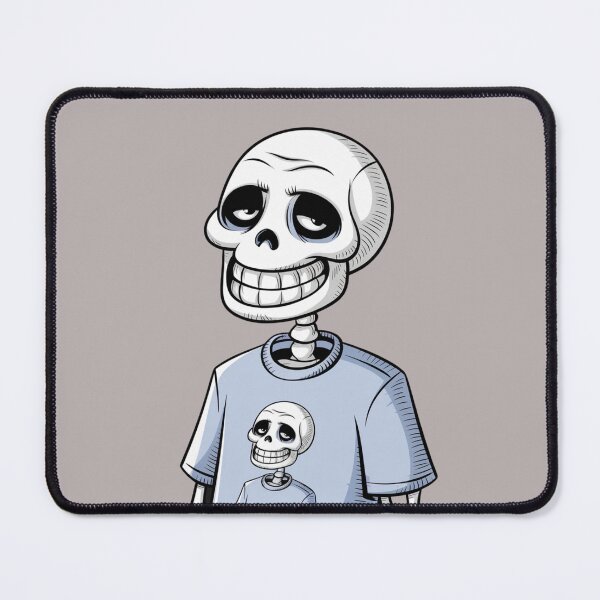 Item preview, I'm Not Dead, I'm Just Bone Tired-Skeleton Wearing Skeleton Shirt designed and sold by Fatkid11.