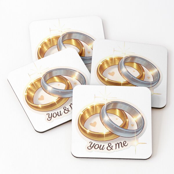 Item preview, "Elegant Intertwined Wedding Rings Sticker Design" designed and sold by ForFamily1120.