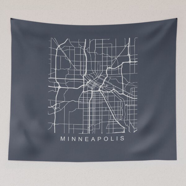 Item preview, Minneapolis Minimalist City Street Map Light Design designed and sold by Andrewkgolf.