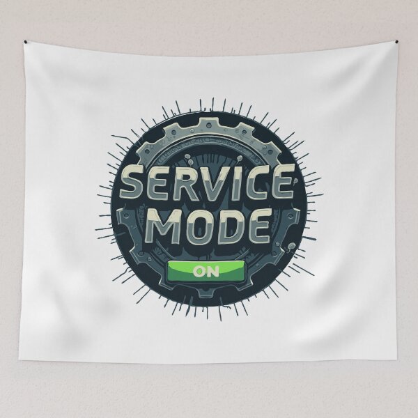 Item preview, Service Mode: ON - Field Service Engineer designed and sold by TeesYouWant.