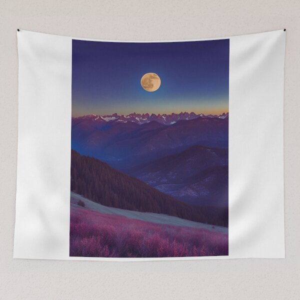 Item preview, Moon over the mountains designed and sold by Cedex.