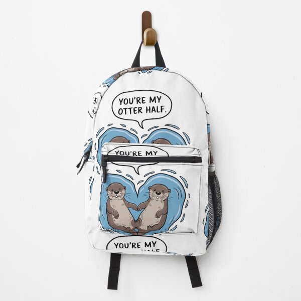 Item preview, Sweet Cute Funny Valentines Motive: You’re My Otter Half designed and sold by Davideus.