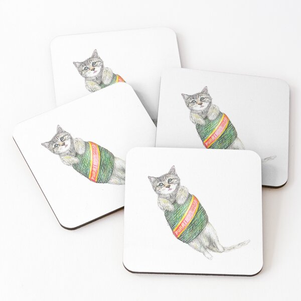 Item preview, Purring Bomb – Playful Cat Illustration designed and sold by DipakSonarArt.