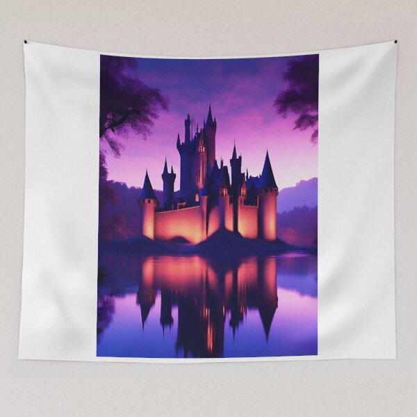 Item preview, Goth castle on lake designed and sold by Cedex.