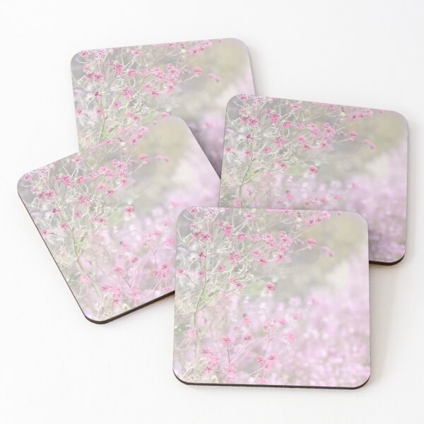 Item preview, Dreamy Pink Wildflowers - Soft Pastel Nature Aesthetic designed and sold by ArtArchive-KK.
