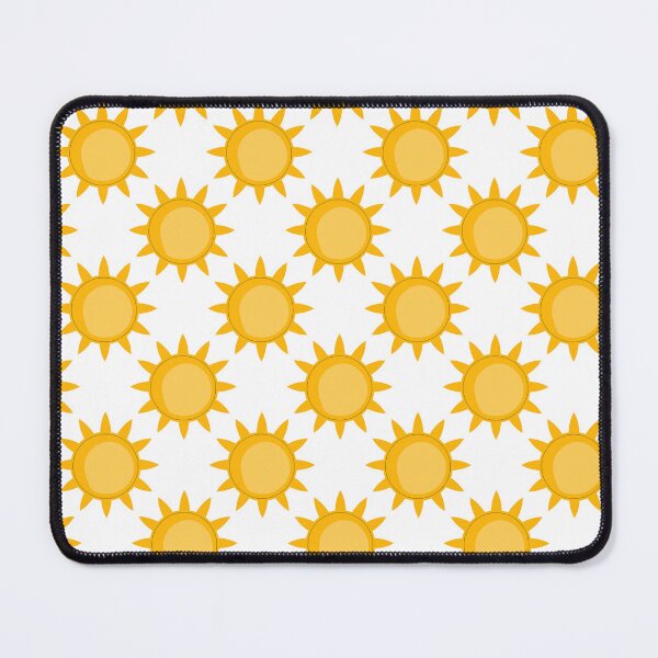 Item preview, Shining Sun White Background Pattern  designed and sold by PatternTitan.