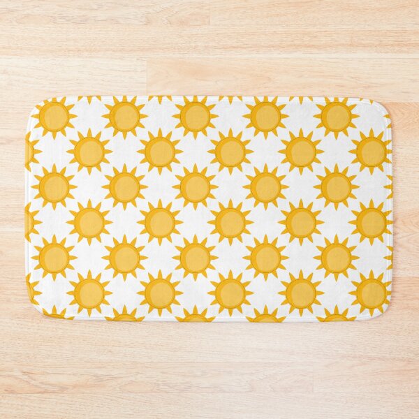 Item preview, Shining Sun White Background Pattern  designed and sold by PatternTitan.