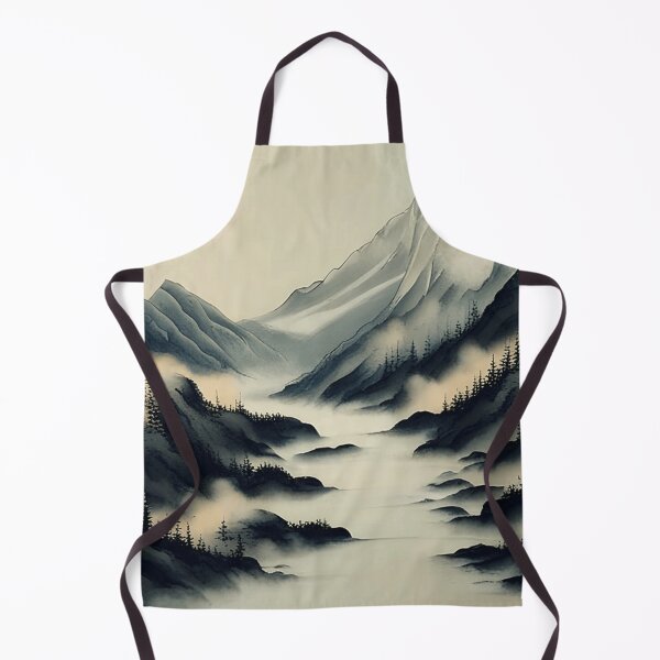 Item preview, Mountain valley forest with fog designed and sold by JackFreestone.
