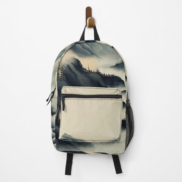 Item preview, Mountain valley forest with fog designed and sold by JackFreestone.