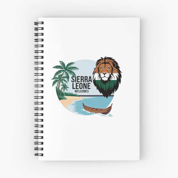 Item preview, Sierra Leone Welcomes Flag Map Freetown, Rokel River, designed and sold by AnimalsDH305.