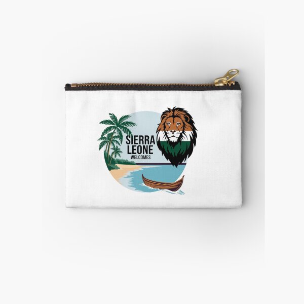 Item preview, Sierra Leone Welcomes Flag Map Freetown, Rokel River, designed and sold by AnimalsDH305.