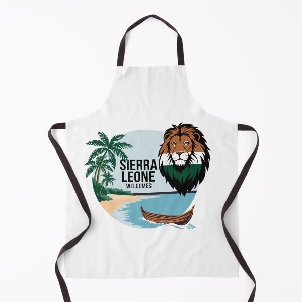 Item preview, Sierra Leone Welcomes Flag Map Freetown, Rokel River, designed and sold by AnimalsDH305.