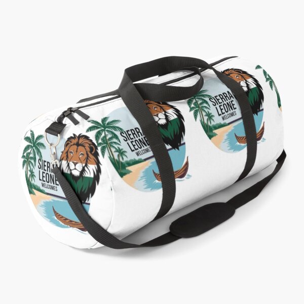 Item preview, Sierra Leone Welcomes Flag Map Freetown, Rokel River, designed and sold by AnimalsDH305.