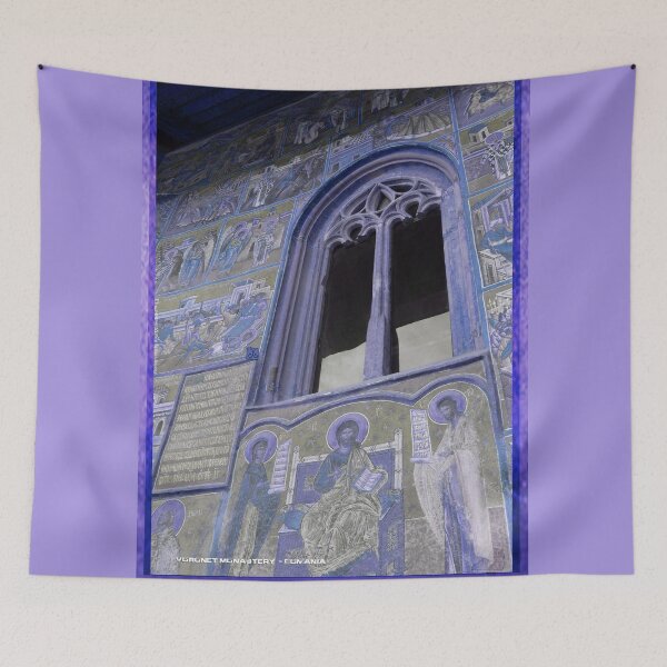 Item preview, Voronet Monastery Romania - Jesus On Throne (Photography by ACCI) designed and sold by VanyssaGraphics.