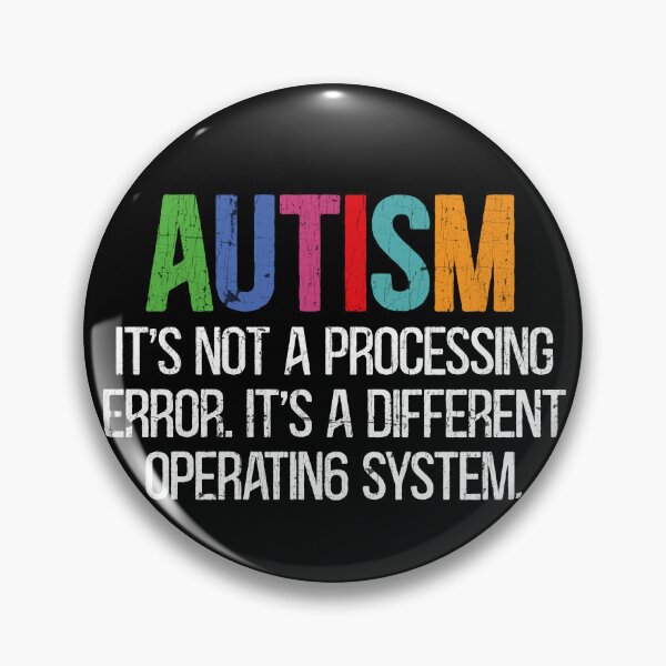 Item preview, Autism Operating System Vintage quote designed and sold by Dolphin Graphic.