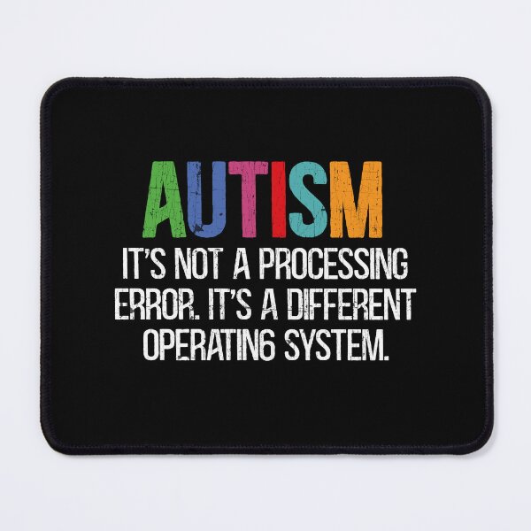 Item preview, Cita vintage sobre el sistema operativo del autismo designed and sold by Dolphin Graphic.