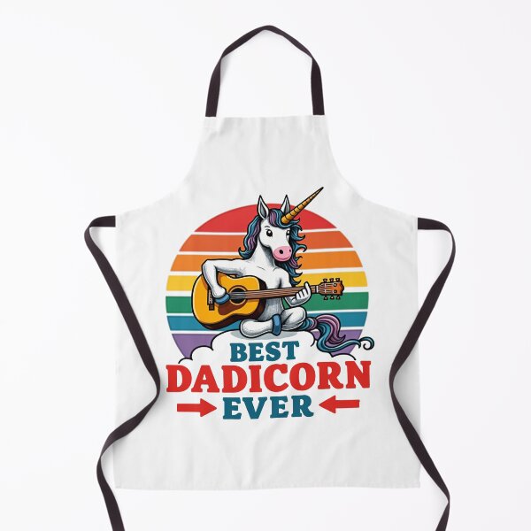 Item preview, Guitarist t shirt Unicorn Best Dadicorn Ever designed and sold by StreetArtPro.