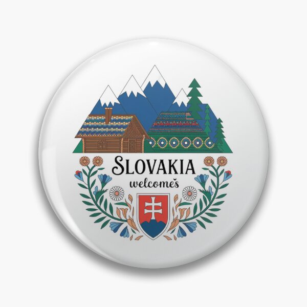 Item preview, Slovakia Welcomes Flag Map Tatra Mountains, Spiš designed and sold by AnimalsDH305.