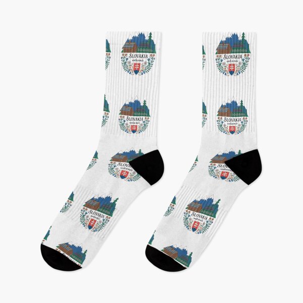Item preview, Slovakia Welcomes Flag Map Tatra Mountains, Spiš designed and sold by AnimalsDH305.