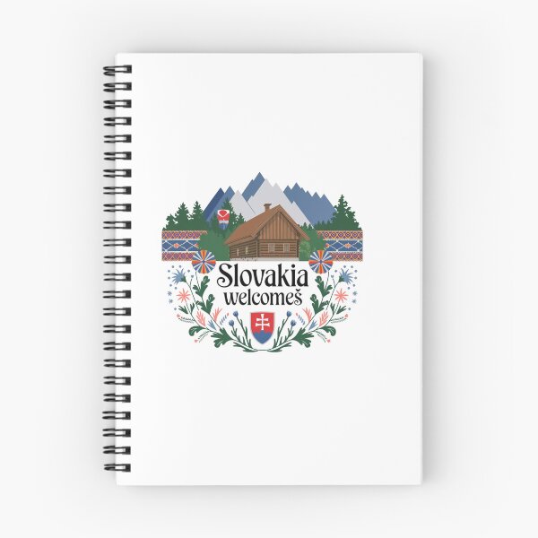 Item preview, Slovakia Welcomes Flag Map Tatra Mountains, Spiš designed and sold by AnimalsDH305.