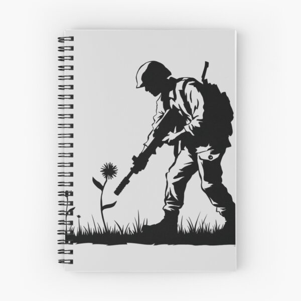 Item preview, Banksy graffiti style - Solider and a flower designed and sold by 123ks.
