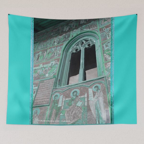 Item preview, Voronet Monastery Romania - Jesus On Throne (Photography by ACCI) designed and sold by VanyssaGraphics.