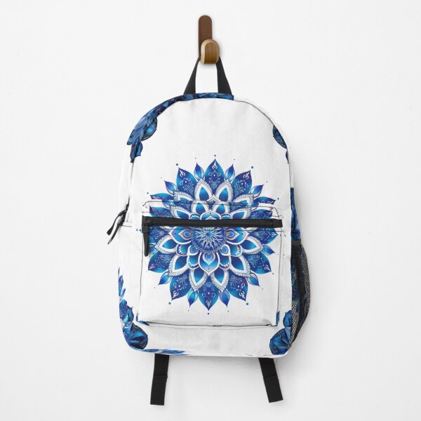 Item preview, Pattern : Royal Blue Mandala , Sacred Geometry Art for Spiritual Balance designed and sold by Eksama Design.