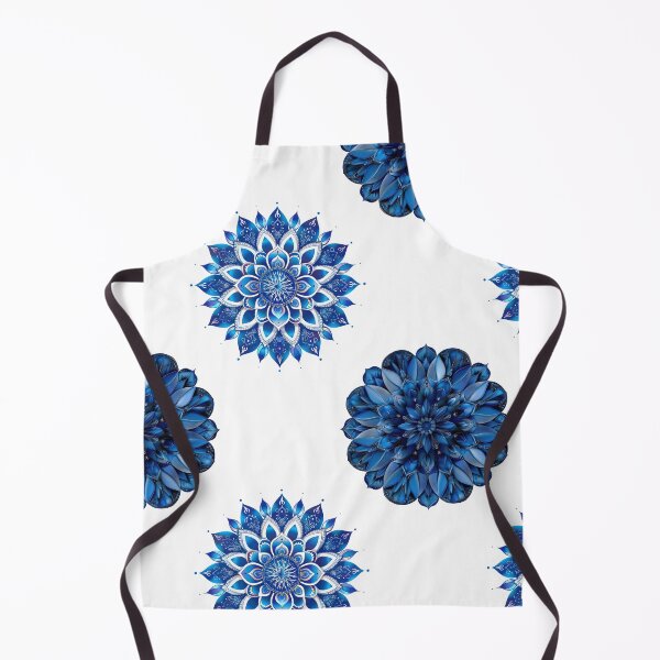 Item preview, Pattern : Royal Blue Mandala , Sacred Geometry Art for Spiritual Balance designed and sold by Eksama Design.