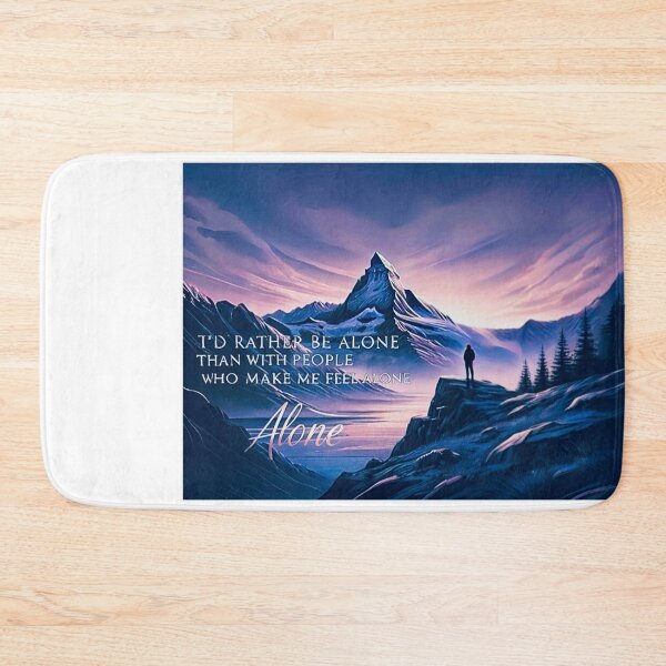 Item preview, Alone brings calm away from emotional distance. designed and sold by cherryfoxy24.
