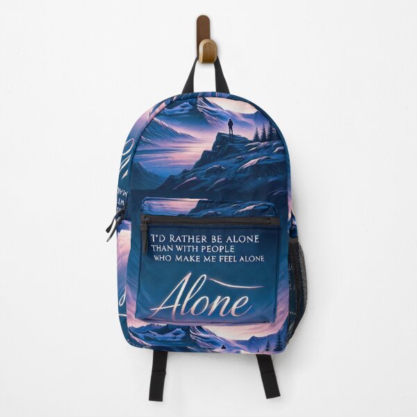 Item preview, Alone brings calm away from emotional distance. designed and sold by cherryfoxy24.