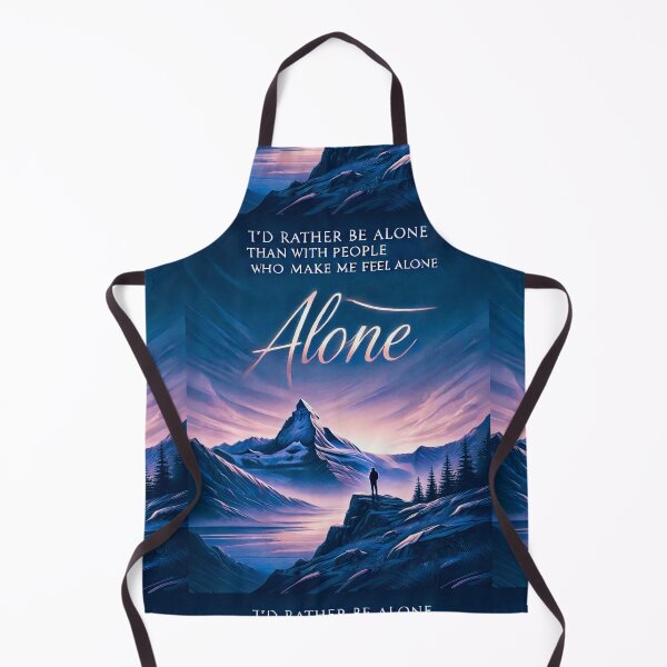 Item preview, Alone brings calm away from emotional distance. designed and sold by cherryfoxy24.