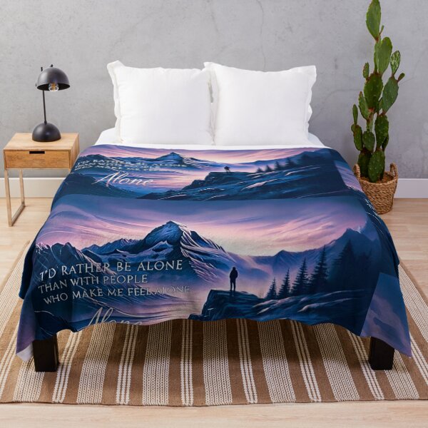 Item preview, Alone brings calm away from emotional distance. designed and sold by cherryfoxy24.