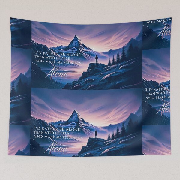 Item preview, Alone brings calm away from emotional distance. designed and sold by cherryfoxy24.
