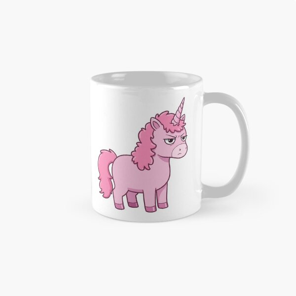Item preview, bad mood pink unicorn  designed and sold by ThirtyNumber.