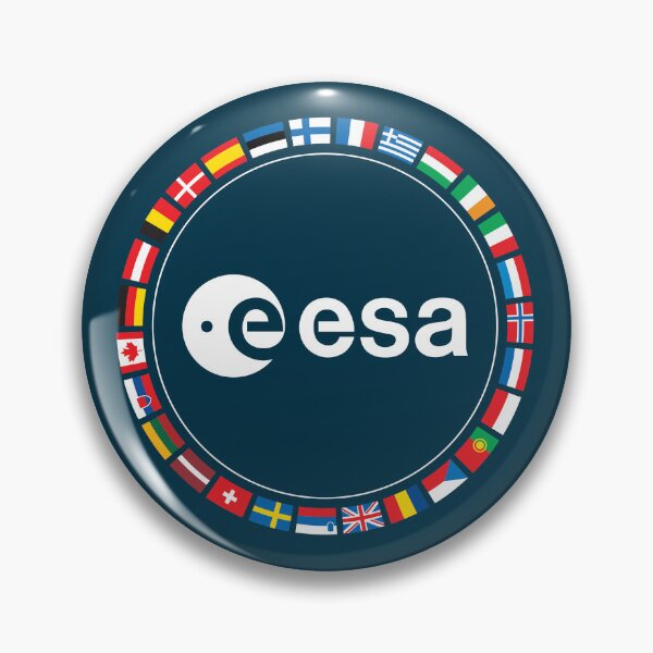Item preview, ESA Flag Patch - European Space Agency Emblem designed and sold by MeetinSpace.